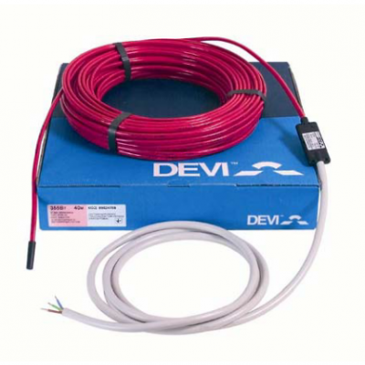 Изображение №1 - Теплый пол кабельный двухжильный DEVI Deviflex 18T (52м)