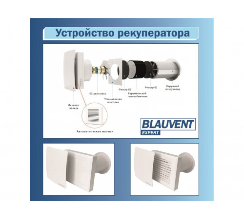 Рекуператор Blauvent EXPERT 160 Рекуператор Blauvent EXPERT 160
