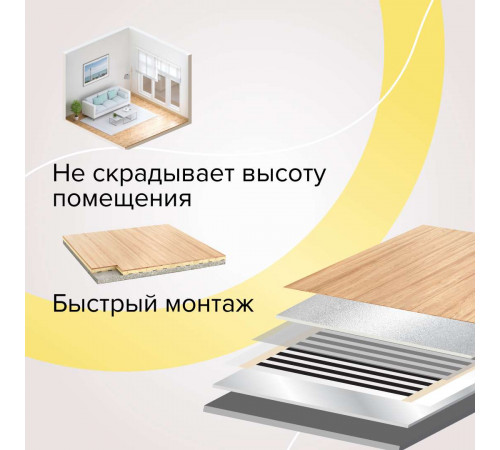 Теплый пол пленочный CALEO GOLD 170ВТ/м2 1,5 м2 Теплый пол пленочный CALEO GOLD 170ВТ/м2 1,5 м2