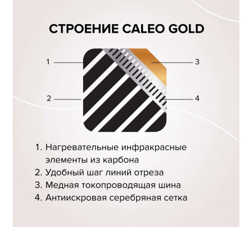 Теплый пол пленочный CALEO GOLD 170ВТ/м2 1,5 м2 Теплый пол пленочный CALEO GOLD 170ВТ/м2 1,5 м2