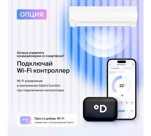 Тепловой насос типа «воздух-воздух» Daichi серии Evolution EVO25AVQS1R/EVO25FVS1R Тепловой насос типа «воздух-воздух» Daichi серии Evolution EVO25AVQS1R/EVO25FVS1R