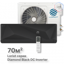 Инверторная сплит-система Loriot Diamond Black DC Inverter LAC-24MDI