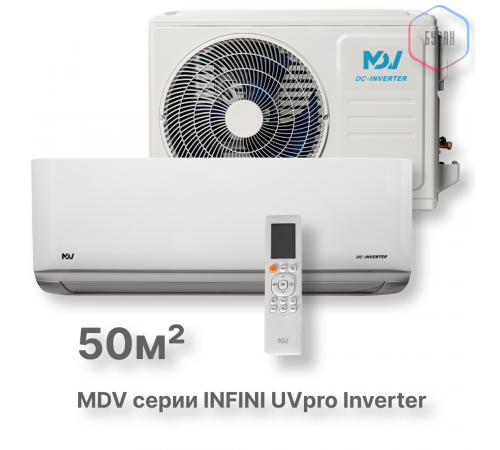 Инверторная сплит-система MDV серия INFINI UVpro Inverter MDSAL-18HRFN8 / MDOAG-18HFN8 Инверторная сплит-система MDV серия INFINI UVpro Inverter MDSAL-18HRFN8 / MDOAG-18HFN8