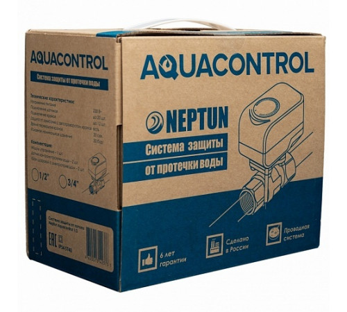 Система защиты от протечки воды Neptun Aquacontrol 1/2 Система защиты от протечки воды Neptun Aquacontrol 1/2