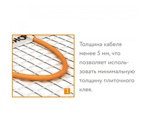 Нагревательный мат Теплолюкс TROPIX МНН 1280 Вт/8,0 кв.м Нагревательный мат Теплолюкс TROPIX МНН 1280 Вт/8,0 кв.м