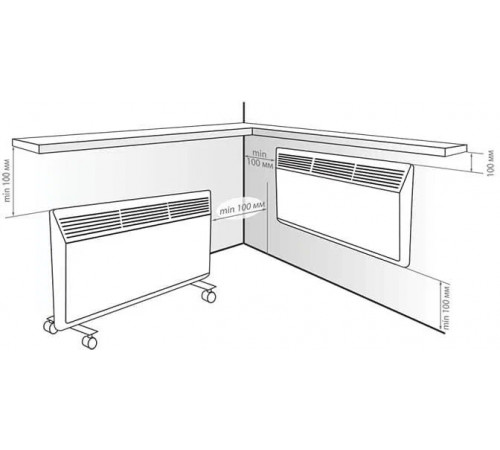 Электроконвектор ZILON Комфорт ZHC-1000 SR3.0