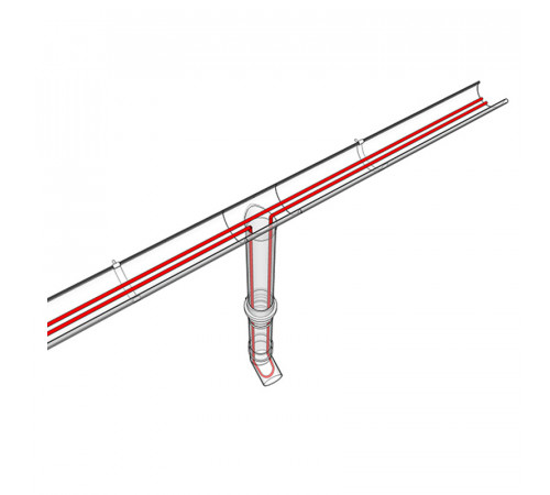Греющий кабель для желобов и водостоков SRL 30-2 30 Вт (8м) комплект