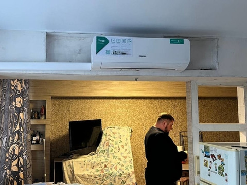 Подбор и установка кондиционера Hisense серии ERA Classic A для частного дома 30 м² в Бийске, посёлок Сорокино