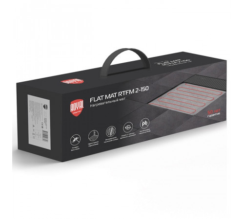 Комплект теплого пола Royal Thermo Flat Mat RTFM 2-150-5 Комплект теплого пола Royal Thermo Flat Mat RTFM 2-150-5