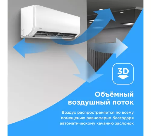 Настенная сплит-система Midea серии Paramount MSAG1-07HRN1-I/MSAG1-07HRN1-O Настенная сплит-система Midea серии Paramount MSAG1-07HRN1-I/MSAG1-07HRN1-O