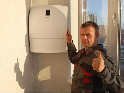Монтаж приточных очистителей воздуха Ballu в квартире  | Буран Новосибирске